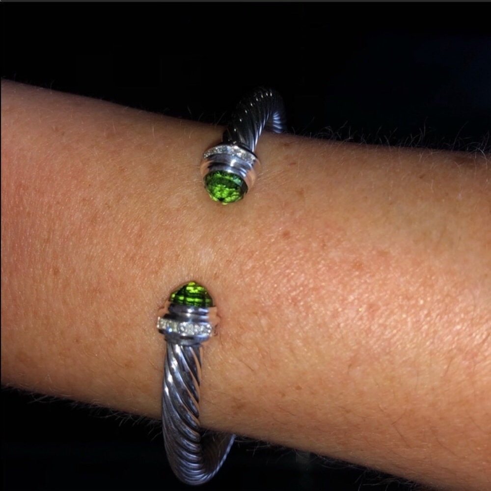 NWOT David Yurman 5 mm Peridot bracelet Small